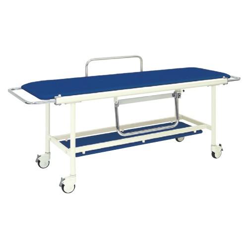 ストレッチャー１００ ストレッチャー100(23-2288-00)TB-623(60X200X70CM)ビニルレザーライトブルー【1台単位】の画像