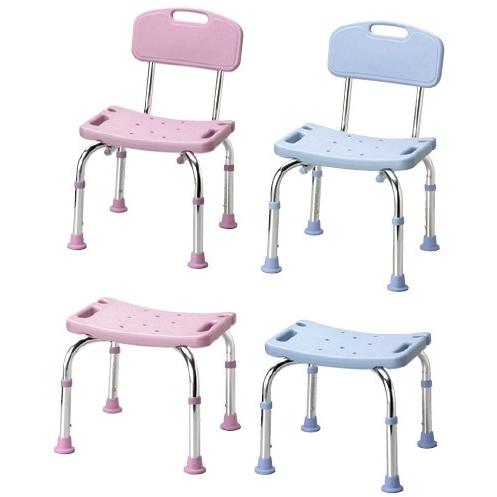 シャワーベンチ（背なし） SB-12LB(ライトブルー) シャワーベンチ(セナシ)(23-2498-03)