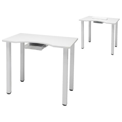 採血テーブル（ホワイト） SN-T002W(90X50X70CM) サイケツテーブル(ホワイト)(23-2788-00)【1台単位】