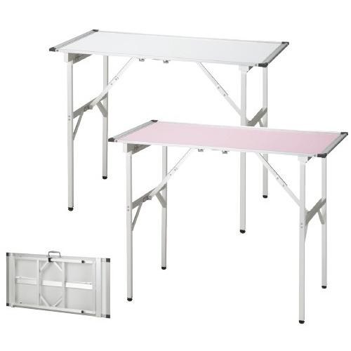 採血テーブル（折りたたみ式）ホワイト SN-T003W(94X48X70CM) サイケツテーブル(オリタタミ)ホワイト(23-2789-00)【1台単位】