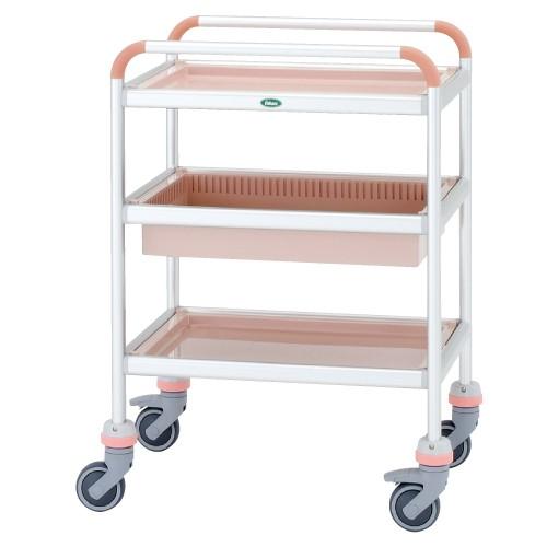 ミニカート（アルミカート６４タイプ）C64M-03(ホンタイ:ピーチ)ミニカート(アルミカート64タイプ)ピーチ(23-5245-00-01)