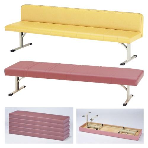 ロビーチェア 背付MY-15Aブラウン(23-5536-01-08)