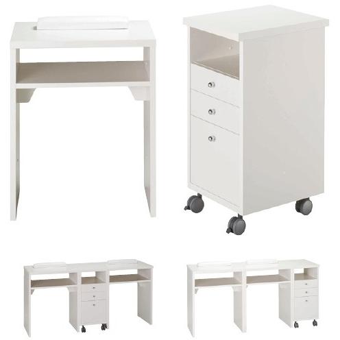 採血・処置テーブル（ユニットタイプ） SN-UT001(ホワイト) サイケツショチテーブル(ユニット(23-6933-00)【1台単位】