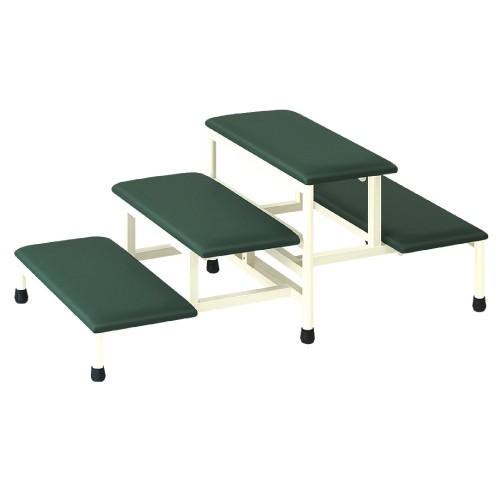 トレーニングステップ トレーニングステップ TB-769(56X109X42CM) ビニルレザーメディグリーン(23-7288-00-15)【1台単位】_1