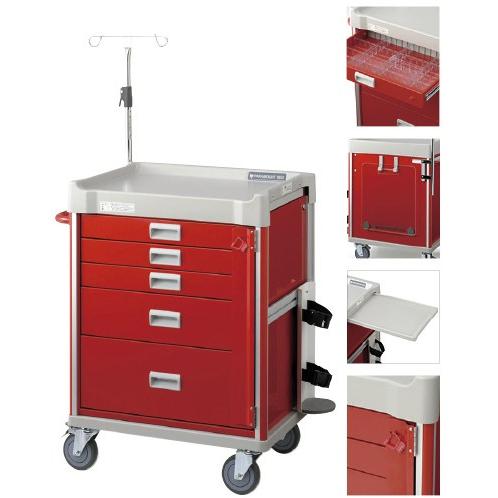 メディカルカート救急タイプ KY-40QR メディカルカートキュウキュウタイプ(23-7336-00)【1台単位】