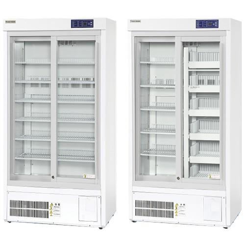 薬用冷蔵陳列窓（ルーフラックいたし方） ヤクヨウレイゾウショーケース BMS-501F3【1台ユニット】(23-7452-00)【1台ユニット】 ダイエット、健康-その他衛生救急用品