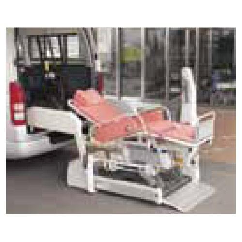 【いうら】車載用ストレッチャー ピンク【ws-110】 ストレッチャー：車載用ストレッチャー リフト付福祉車両搭載