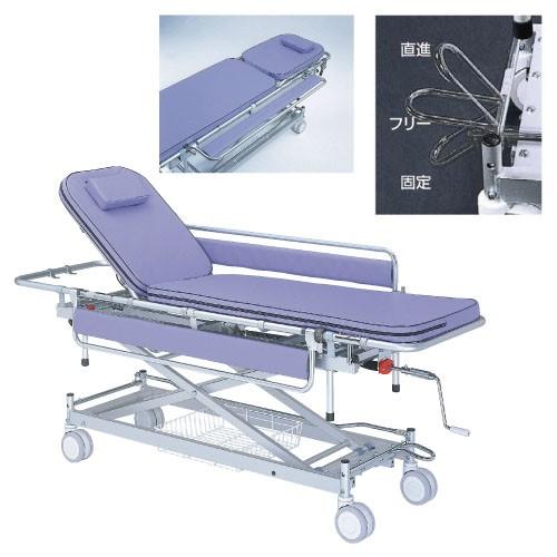 省力昇降機構付ストレッチャー ショウリョクショウコウストレッチャー(24-2102-01)TY229FS-DB【1台単位】