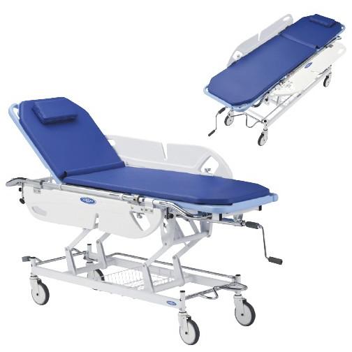 省力昇降式ストレッチャー（水平固定） NBST-211FS-D(セアゲナシ) ショウリョクショウコウストレッチャー(24-3191-00)【1台単位】