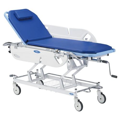 省力昇降式ストレッチャー（水平固定） NBST-211FS-DB(セアゲツキ ショウリョクショウコウストレッチャー(24-3191-01)【1台単位】の画像