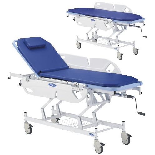省力昇降式ストレッチャー（エコノミー NBST-210EB(セアゲツキ) ショウリョクショウコウストレッチャー(24-3193-01)【1台単位】