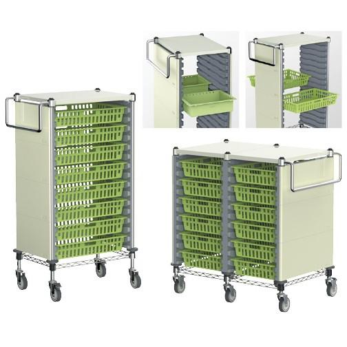 ＫＳＯコンテナカート４６（１列１６段 MCR030IV KSOコンテナカート46(1レツ16ダ(24-3397-11)