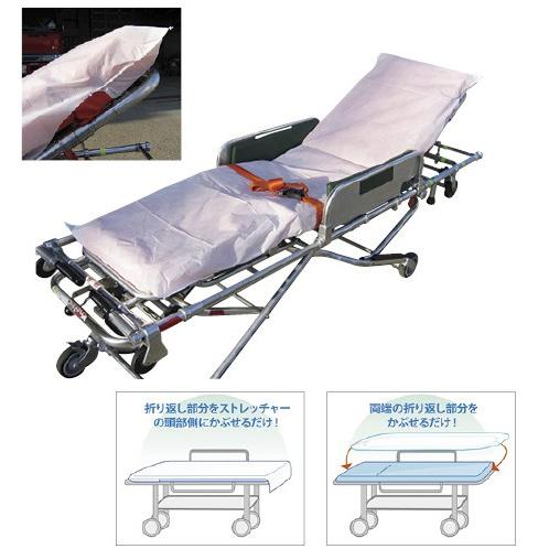 【※欠品中　納期未定※】フェルラックストレッチャーカバー吸水 076971(20マイイリ) フェルラックストレッチャーカバー(24-4090-00)【1箱単位】