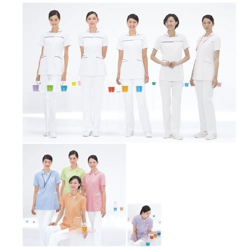 女子上衣 ジョシジョウイ LX-4012(S) オレンジ(24-4240-00-01)