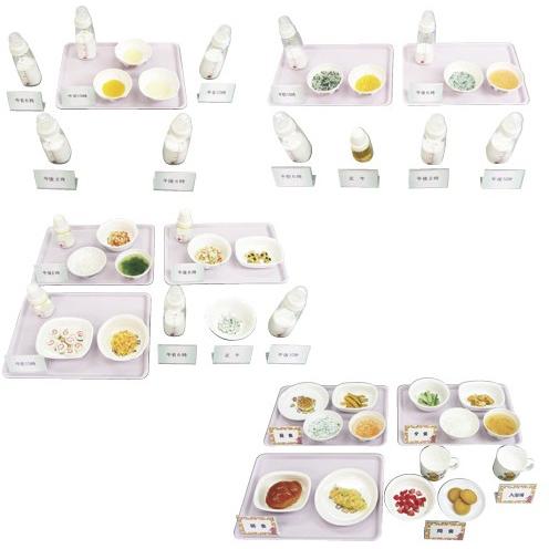 離乳食献立モデルＡ（７〜８ヶ月頃） 44-2 リニュウショクコンダテA7-8カゲツ(24-4510-02)【1組単位】