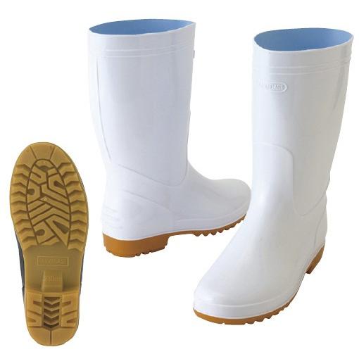 衛生長靴（ホワイト） AZ-4435-001(26.5CM) エイセイナガグツ(24-4527-08)【1足単位】｜drmart