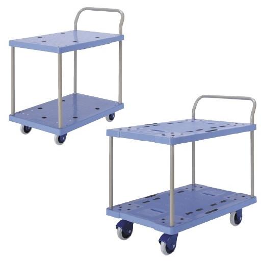 静音樹脂台車（２段式） NP-104GS セイオンジュシダイシャ(2ダンシキ(24-5368-00)