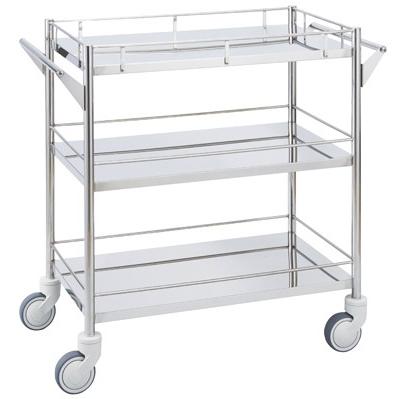 抗菌ステンレス回診車 MY-IW235(750X450X800 コウキンステンレスカイシンシャ(24-6045-00)