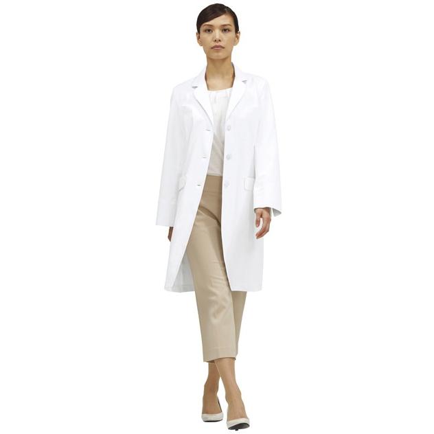 レディス診察衣 KZ129-40(ホワイト) レディスシンサツイ Ｍ(24-6535-01-02)