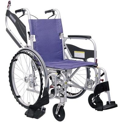 超軽量車いす（自走用）ふわりす＋ KPF22-40SB チョウケイリョウクルマイスフワリル+ さんごピンクＮｏ．９６(24-6617-00-01)【1台単位】