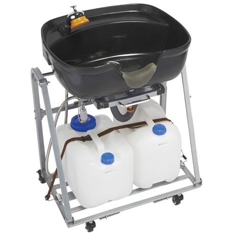 折りたたみ式シャンプー台 SN-SP100 オリタタミシキシャンプーダイーン(24-6657-00)【1式単位】