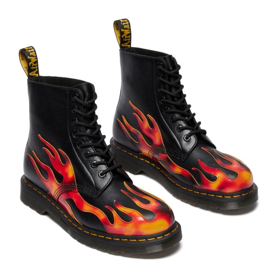 Dr. Martens ドクターマーチン 1460 PASCAL FLAME 8 ホール ブーツ フェス 8ホールブーツ ブーツ レディース ブーツ…の画像