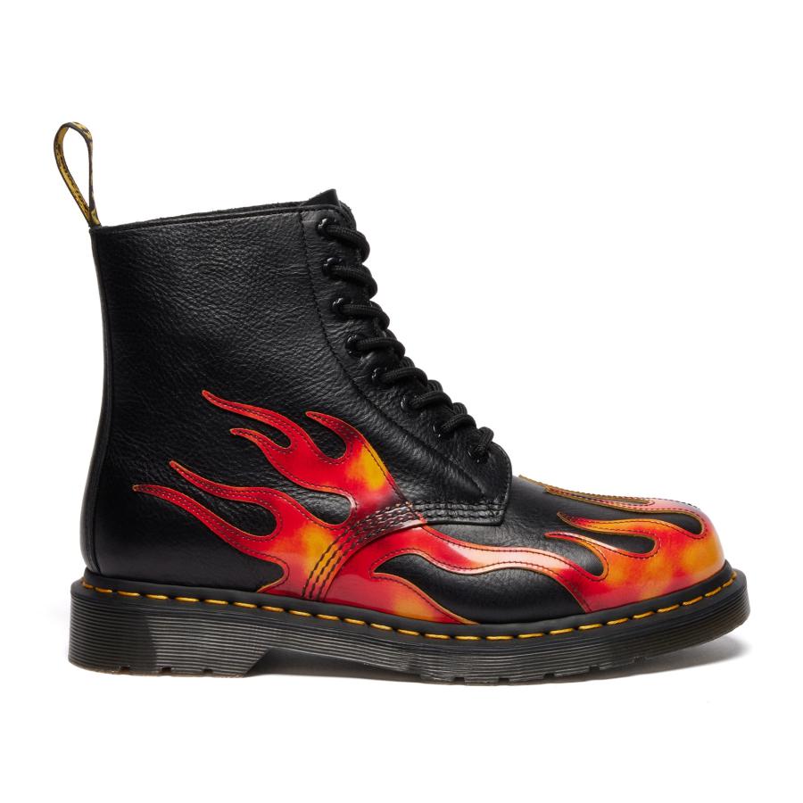 Dr. Martens ドクターマーチン 1460 PASCAL FLAME 8 ホール ブーツ フェス 8ホールブーツ ブーツ レディース ブーツ…の画像