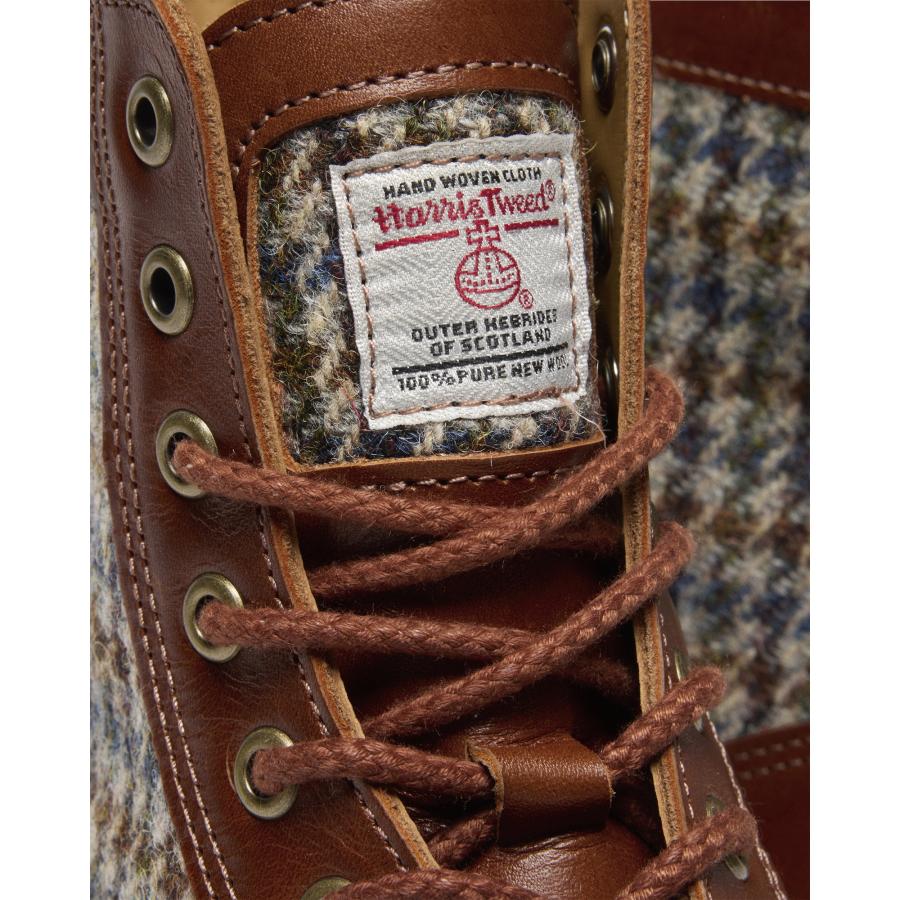 Dr. Martens ドクターマーチン MIE 1460 PASCAL HARRIS TWEED 8 ホール ブーツ ユニセックス AMBER T…の画像
