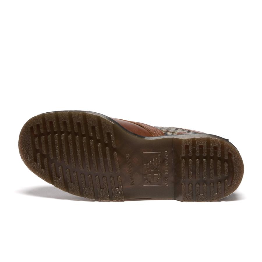 Dr. Martens ドクターマーチン MIE 1460 PASCAL HARRIS TWEED 8 ホール ブーツ ユニセックス AMBER T…の画像