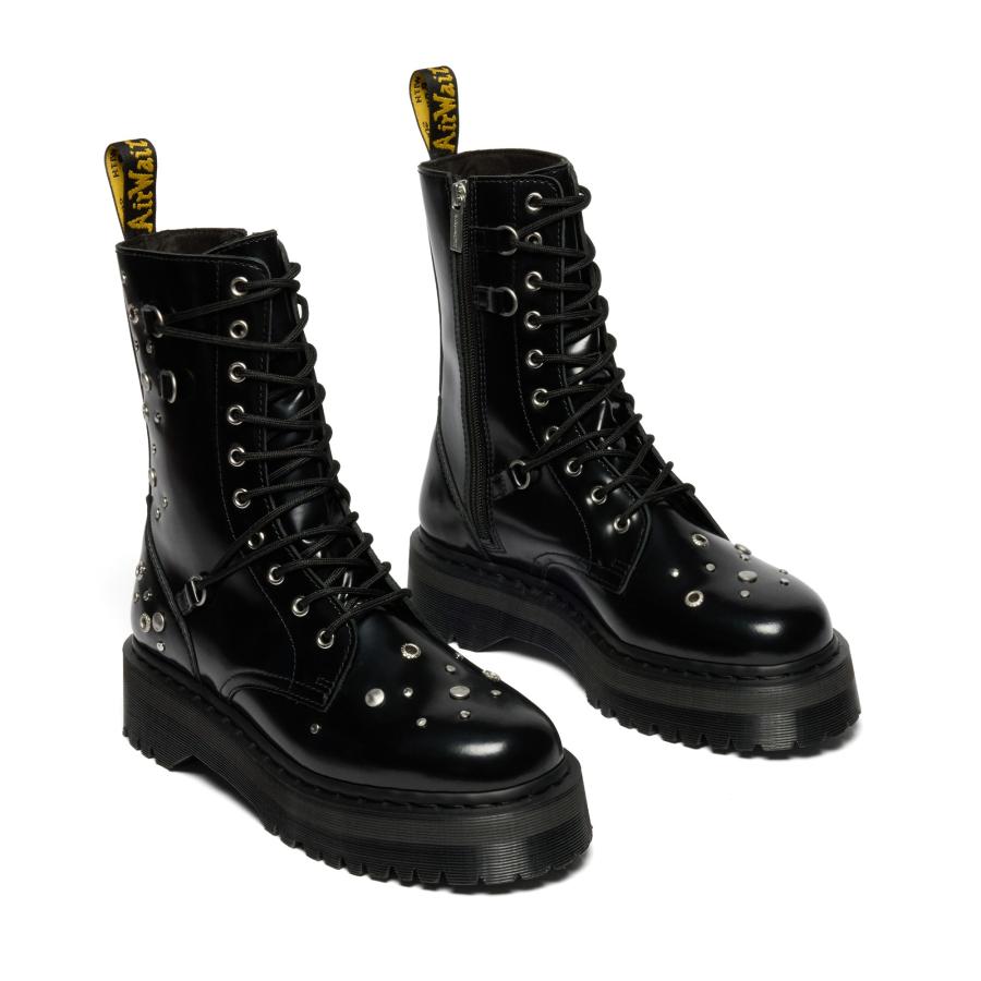 フルールドラパン様11月1日 美品！ドクターマーチン 10ホール スタッズブーツ Dr.Martens（ドクターマーチン） JADON HI ハードウェア 10 ホール