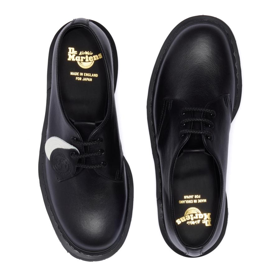Dr. Martens ドクターマーチン MIE 1461 JAPAN 3 ホール シューズ ユニセックス BLACK 43465001の画像