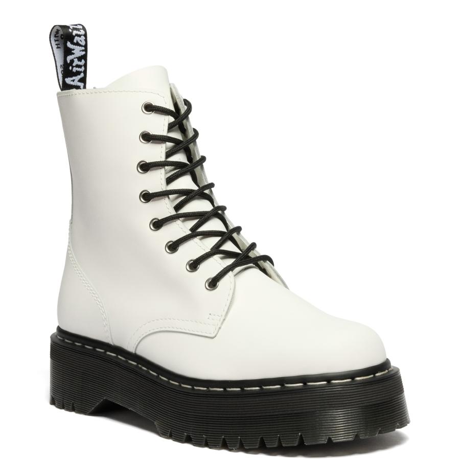 未使用級✨ドクターマーチン　Jadon 29cm ブーツ 8ホール ホワイト Dr.Martens（ドクターマーチン） JADON ホワイトステッチ 8 ホール
