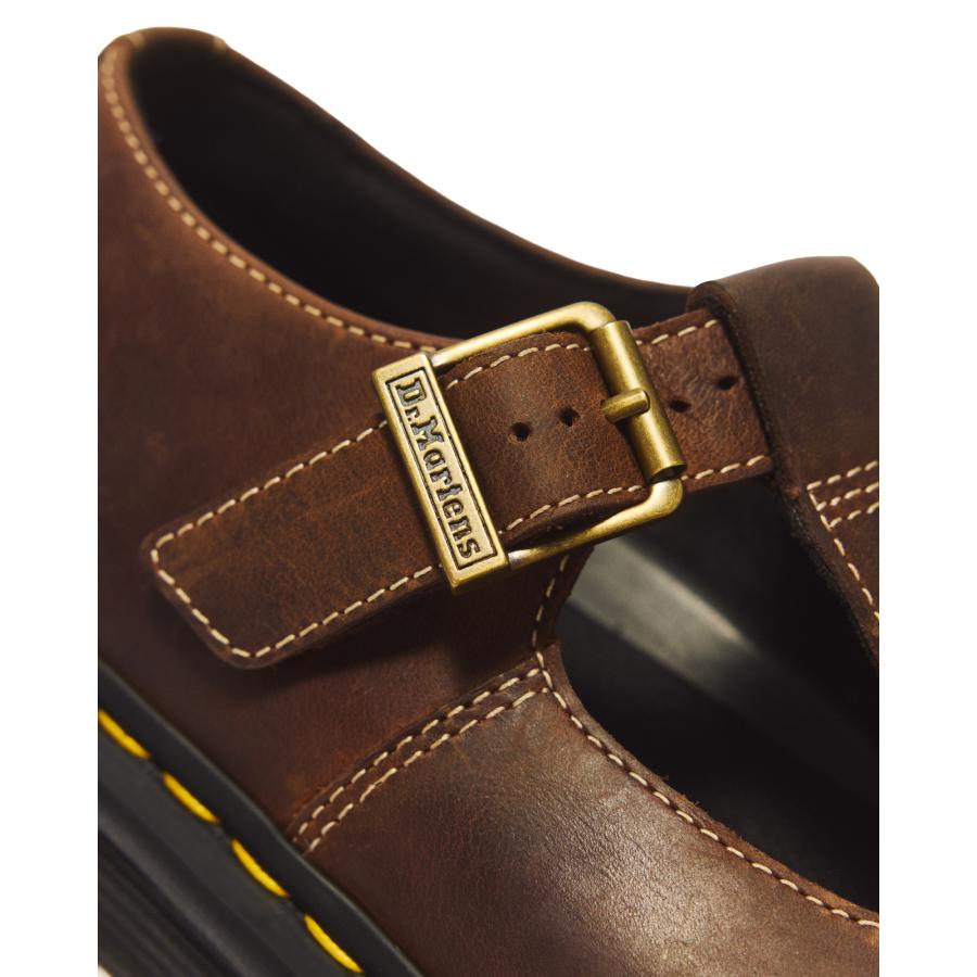 ドクターマーチン　メリージェーン　ダークブラウン Dr.Martens（ドクターマーチン） 【公式】Dr. Martens ZEBZAG メリー