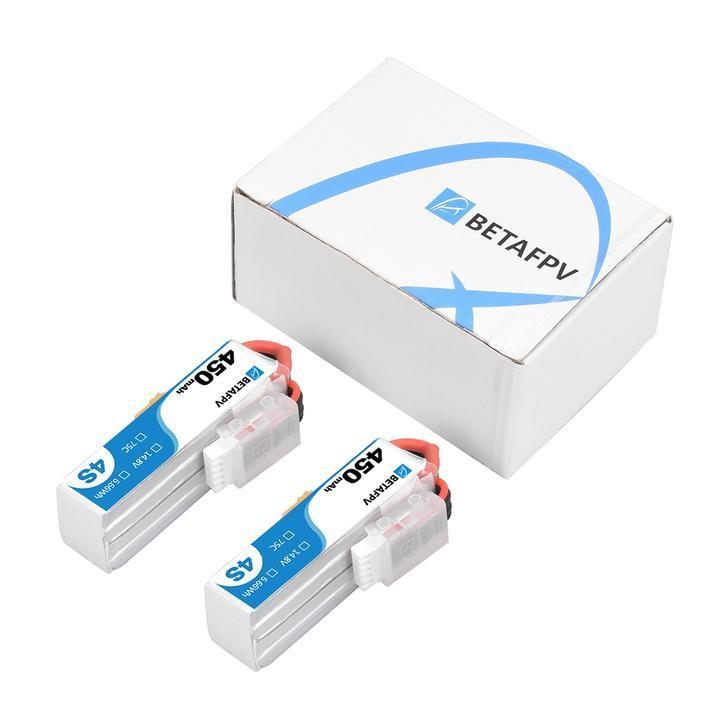 BETAFPV 最大84%OFFクーポン HX115-HD バッテリー 450mAh 4S Battery 75C 2PCS Lipo