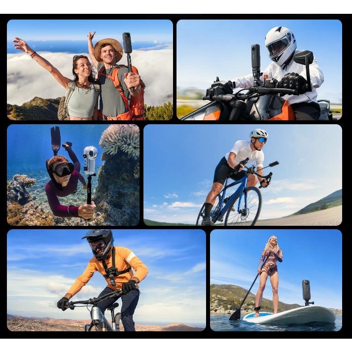 【使用数回美品】Insta360 X4 + 自転車撮影キット・自撮り棒 使用数回美品】Insta360 X4 + 自転車撮影キット・自撮り棒