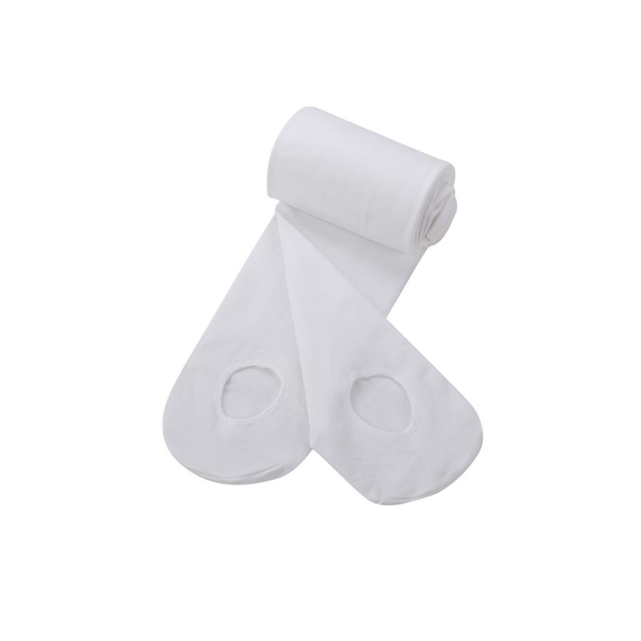 バレエタイツ 穴あき 穴あり タイツ ホワイト 白 ピンクベージュ