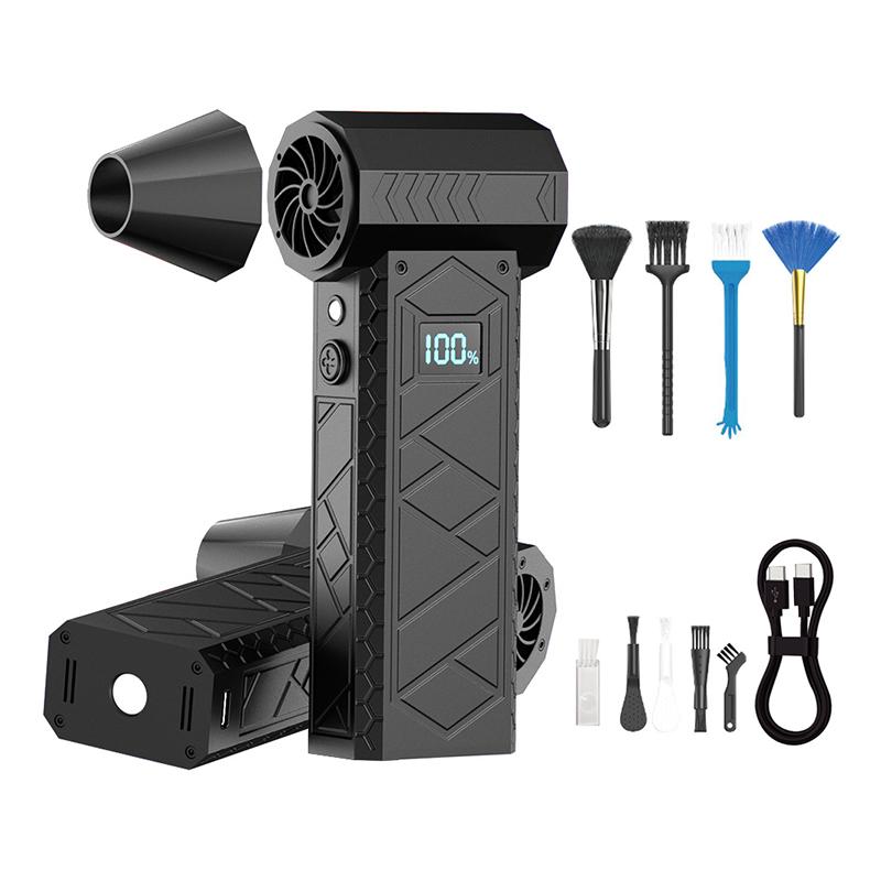 強風 ターボ ブロワー コードレス 充電式 10000mAh 大容量 ハンディ