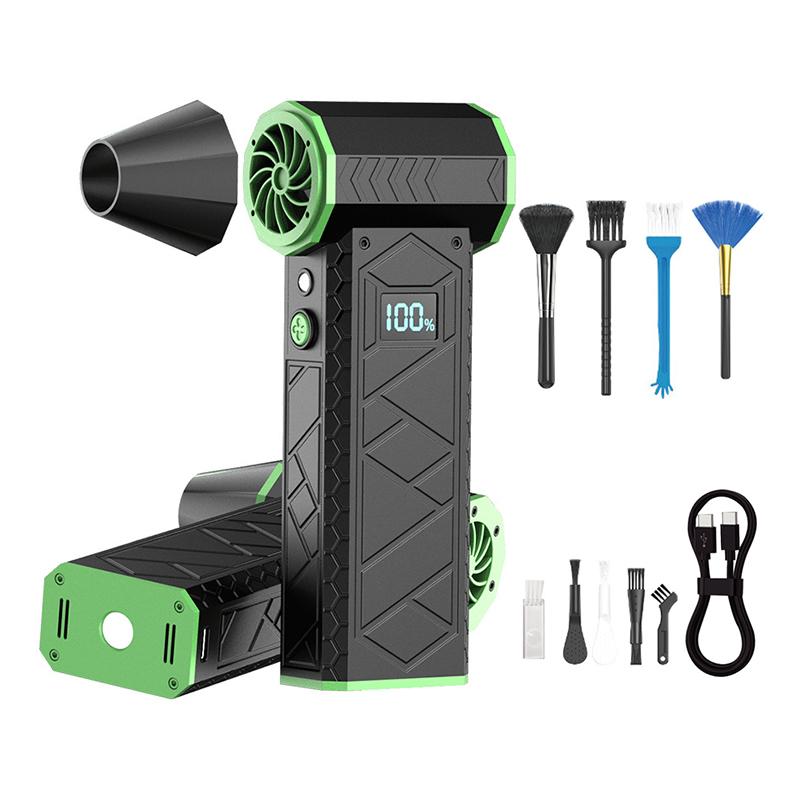 強風 ターボ ブロワー コードレス 充電式 10000mAh 大容量 ハンディ
