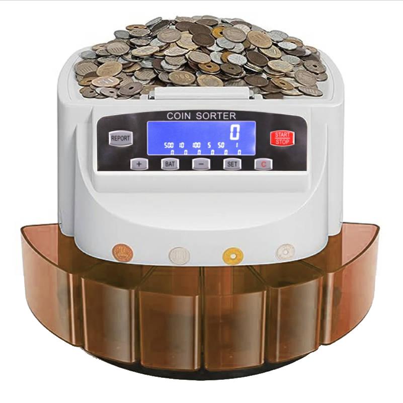 ソーター 硬貨計数機 お金 カウンター 高速コインカウンター コインソーター 硬貨カウンター 硬貨計数機