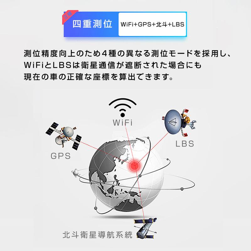 GPS 発信機 小型 SIM付き 90日使い放題 10000mAh リアルタイム 4G 完全