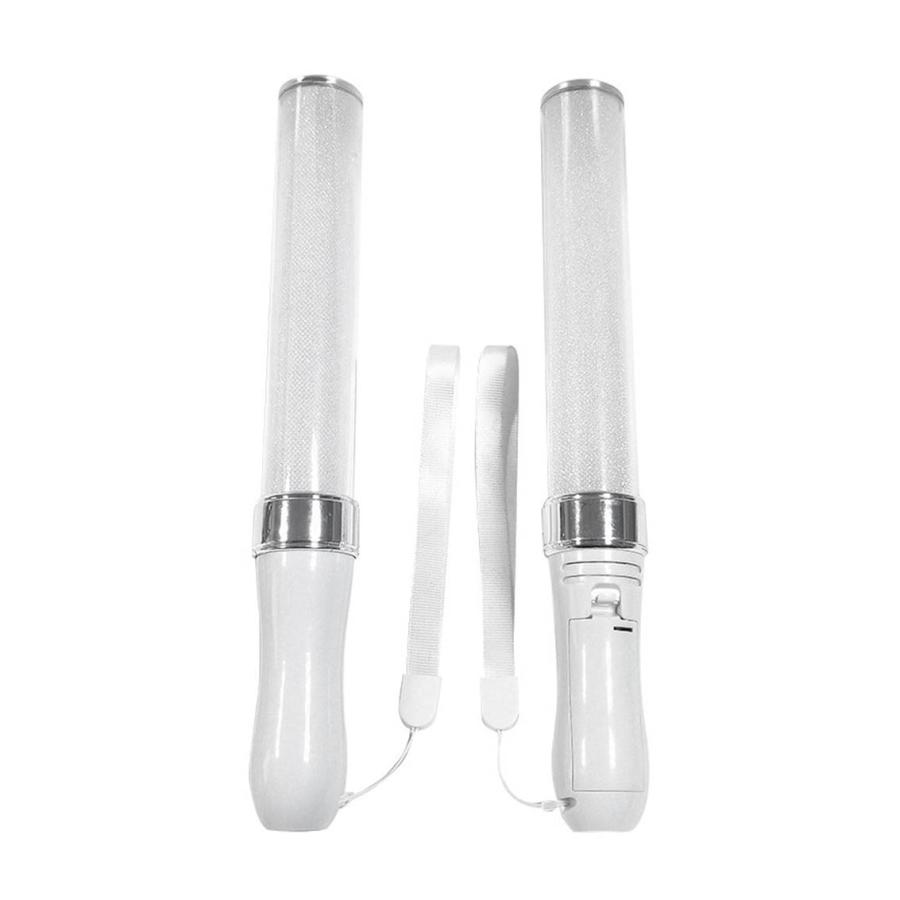 ペンライト 2本セット 15色 LED 電池式 軽量 ストラップ付き 明るい 高