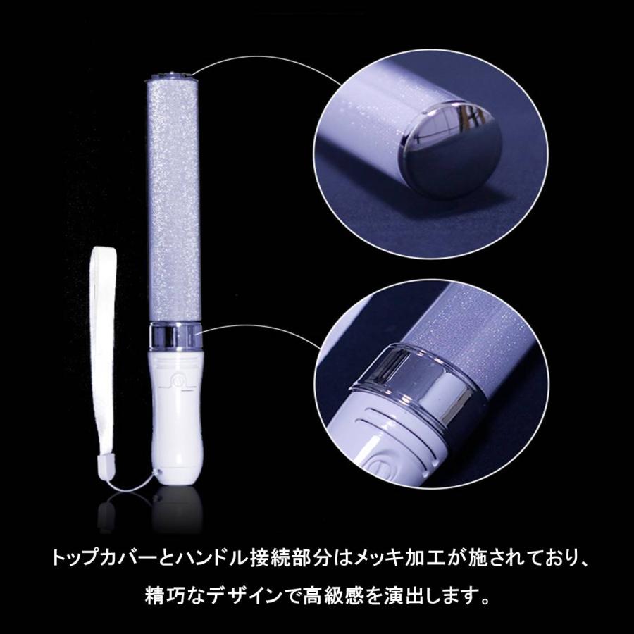 ペンライト 4本セット 15色 LED 電池式 軽量 ストラップ付き 明るい 高