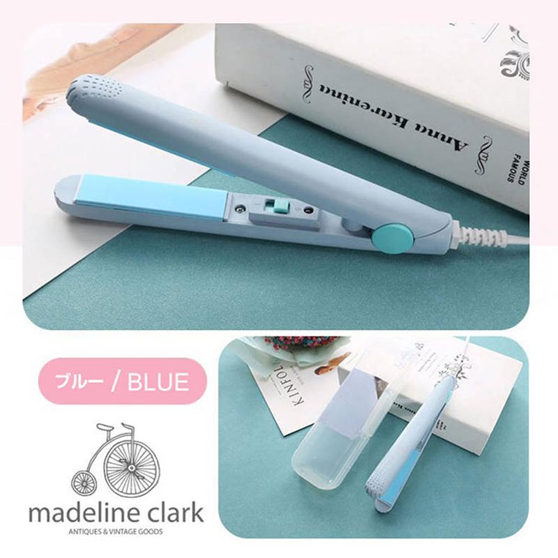 ミニヘアアイロン ストレート カール2way USB 旅行 持ち運び便利