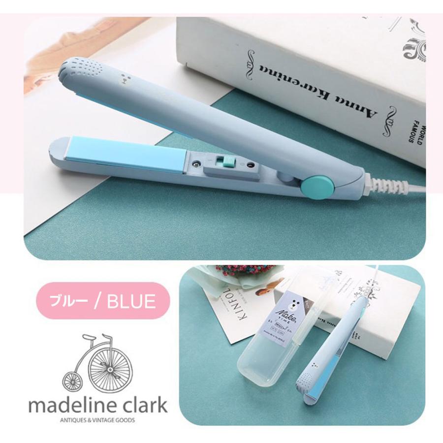 ミニヘアアイロン ストレート カール2way USB 旅行 持ち運び便利