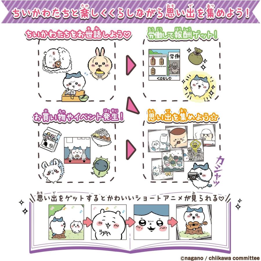 BANDAI ちいかわといっしょ むちゃかわパープルDXセット : Drop