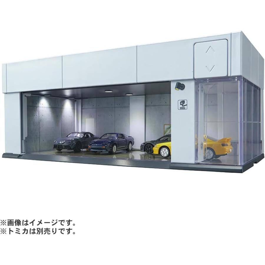 トミカプレミアム tomica GARAGE SILVER WHITE Standard Edition