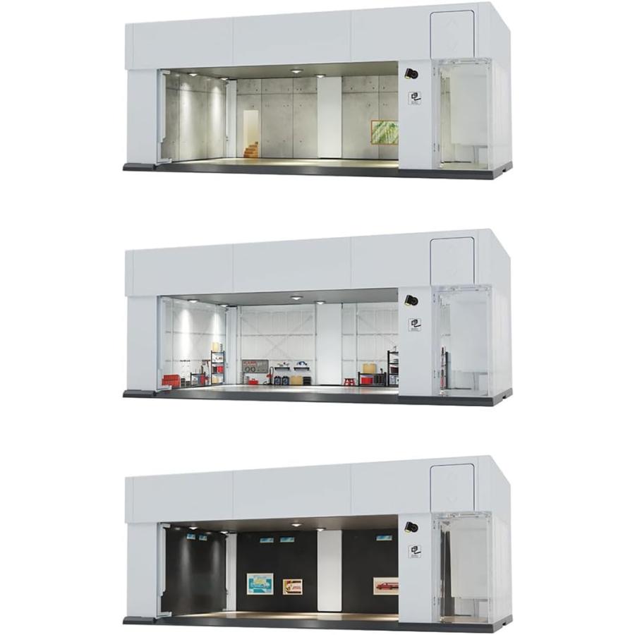 トミカプレミアム tomica GARAGE SILVER WHITE Standard Edition
