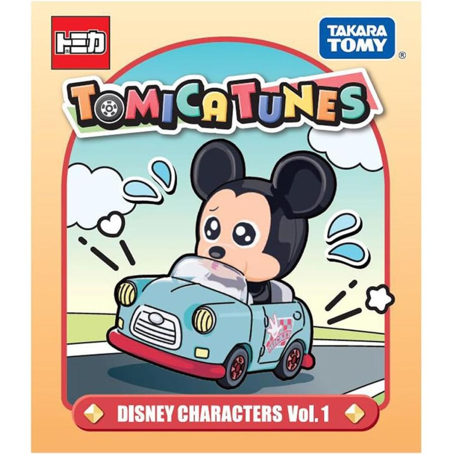 トミカ TOMICA TUNES DISΝΕY CHARACTERS Vol.1 (BOX=6個入り) ミニカー