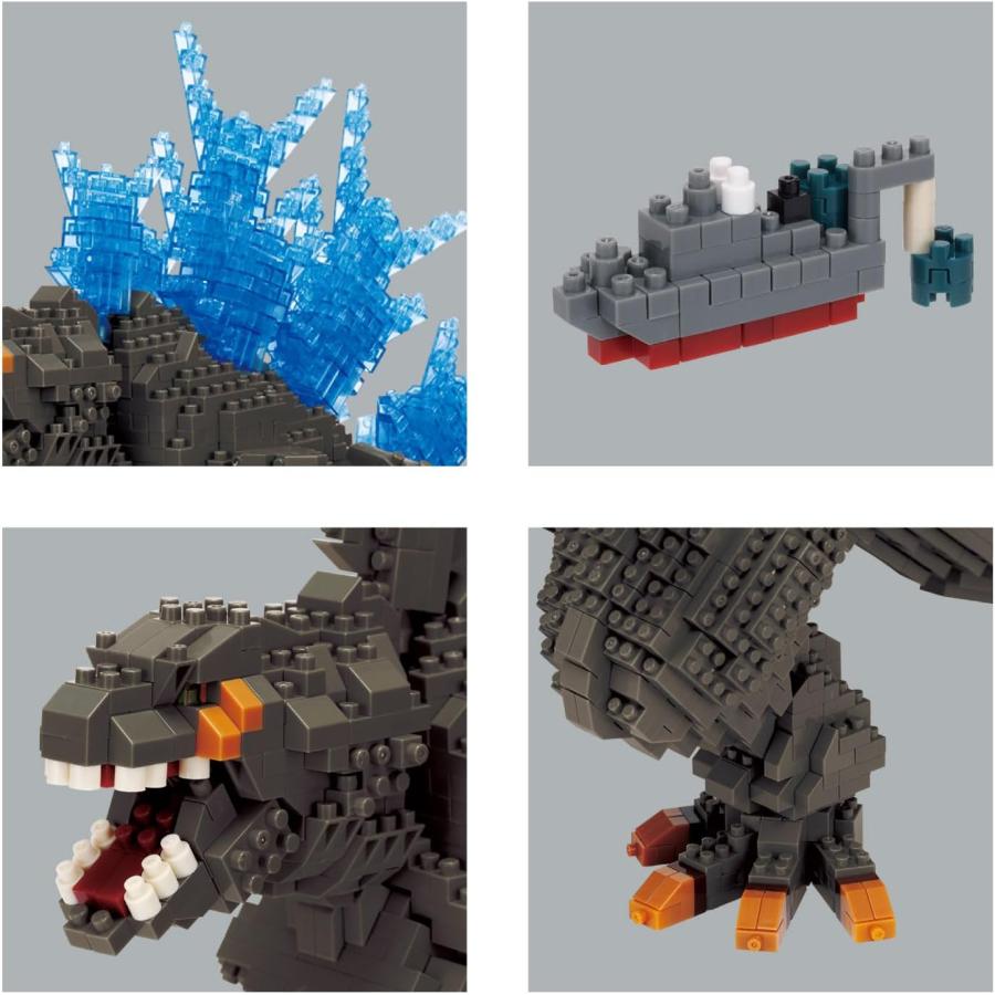 マイクロブロックで作ったオリジナルのメカゴジラです全長24cm。NO181 マイクロブロックで作ったオリジナルのメカゴジラです全長24cm