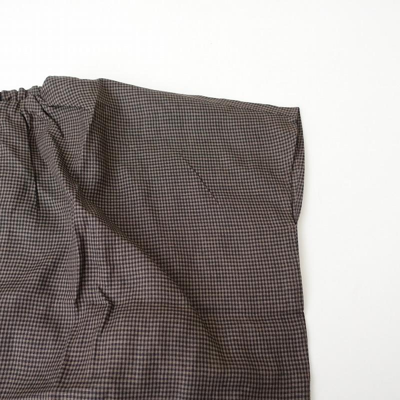 Honnete 【未使用品】オネット *リネンギンガムチェックワイド Honnete 【未使用品】オネット *リネンギンガムチェックワイド